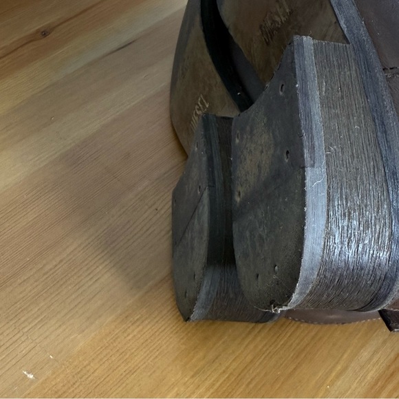 Diesel Roxy Roll Sashan Brown Leather Pull On Short Boots 1.5" Heel EU 38 US 7.5 - Picture 9 of 9